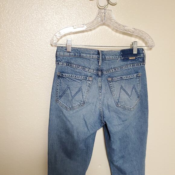 MOTHER The Outsider Flood Fray Jeans  Sz 26 - Picture 7 of 14